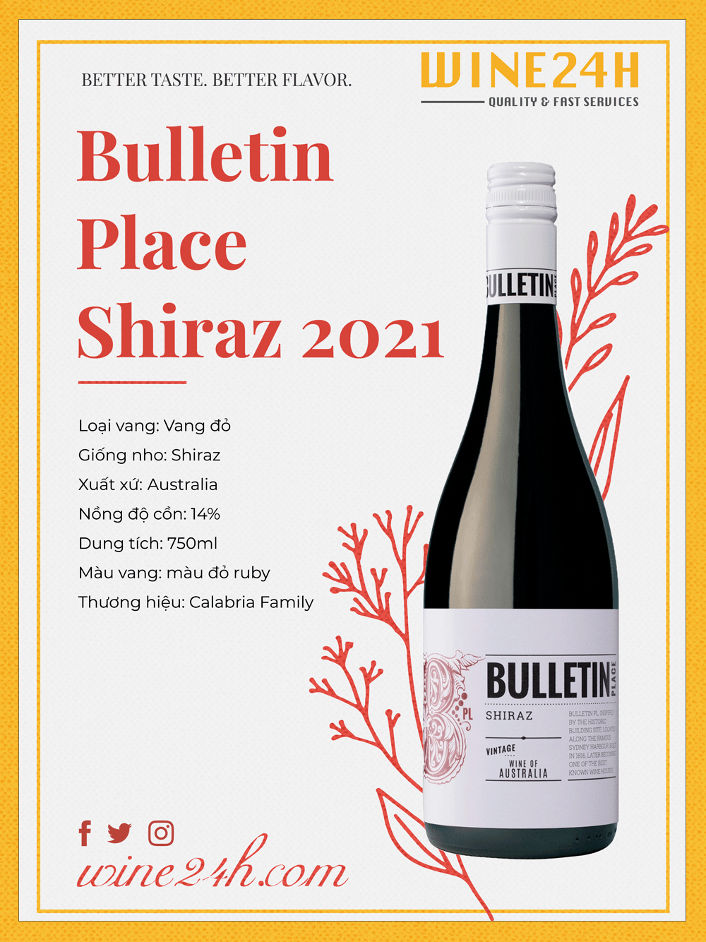 Bulletin Place (Aus) 2020 Shiraz